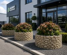 3 x Round Gabions (90x40) FREE Delivery
