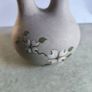 Vintage Dogwood Pigeon Forge Pottery Tennessee Double Handle Wedding Vase Image 4