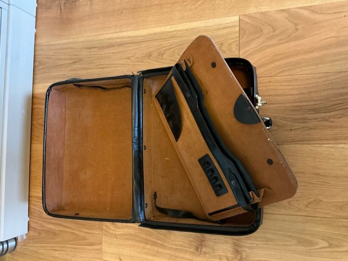 Vintage Black Pilot/Document Case