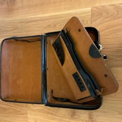Vintage Black Pilot/Document Case