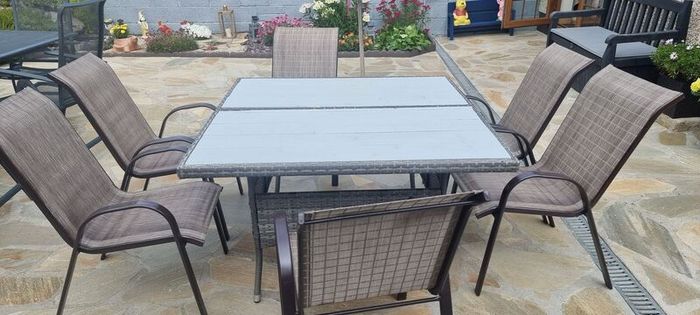 Garden table and chairs
