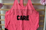 Top Victoria secrets pink medium racer back sportswear top