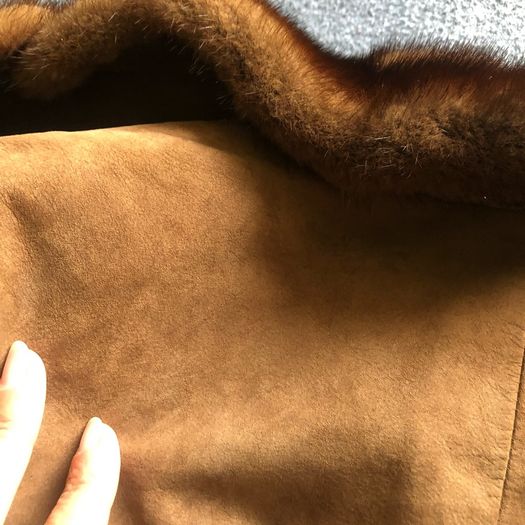 Sheepskin coat