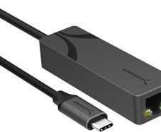 SABRENT USB Type-C to 5G Ethernet LAN Adapter - Aluminum Body, 5Gbps Multi-Gig LAN Speeds, Backward Compatible with 1GbE/2.5GbE, Bus-Powered, Durable, Plug-and-Play for USB-C Devices (NT-C5GA)