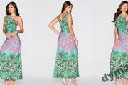 Brand new Body Flirt maxi dress size UK18 EUR 46 Made in Germany Postage included