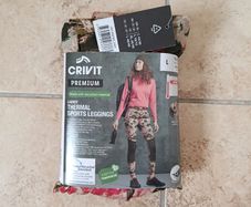 Crivit Premium Ladies Thermal Sport Leggings Size L EUR 44/46 GB 16/18 Warm Lidl