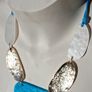 Marbled Resin Bold Statement Necklace Image 3