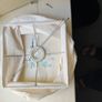 Square textured paper pendant light shade Image 5