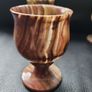 Set of four small onyx goblets Image 4