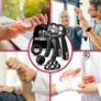 Hand Grip Strengthener Workout Kit (5 Pack), 2 Forearm Grip Adjustable Resistance Hand Gripper, Finger Stretcher, Grip Trainer & Stress Relief Grip Ball for Athletes Image 3
