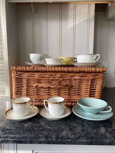 cups  & saucers - vintage china