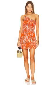 Faithful The Brand Mini Floral Orange Summer