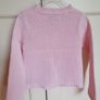 M&S Girls Light Pink Cardigan 2-3 Years Image 3