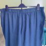 Ladies Lightweight, Elastic-waist Navy Trousers from Shein Curve Image 7