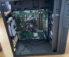 Broken components (AIO, Fans, motherboard)