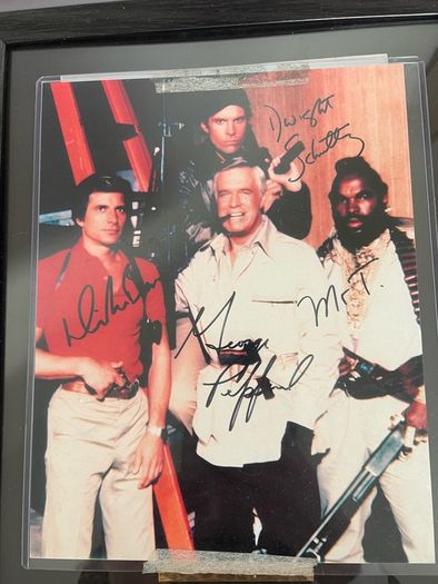Mr T signed photo