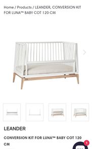 Leander Conversion Kit For Luna Baby Cot