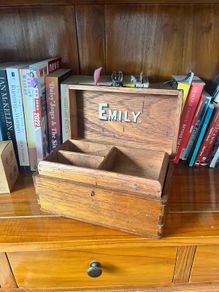 Edwardian Oak Trinket/Jewellery Box
