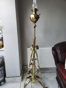 19th Cent telescopic professionally polished and laquered.