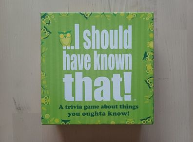 I Should Have Known That - Family Trivia Quiz Party Card Game