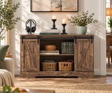 Sideboard with Sliding Door TV Cabinet