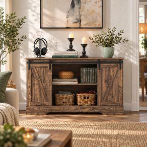 Sideboard with Sliding Door TV Cabinet