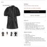 Ted Baker - Genuine Leather Shirt Dress - Black - Size 3 UK 12 BNWT RRP 490 Image 4
