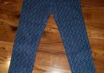 Fat Face Corderoy Blue Floral Boot Leg Trousers 12/13 years