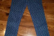 Fat Face Corderoy Blue Floral Boot Leg Trousers 12/13 years