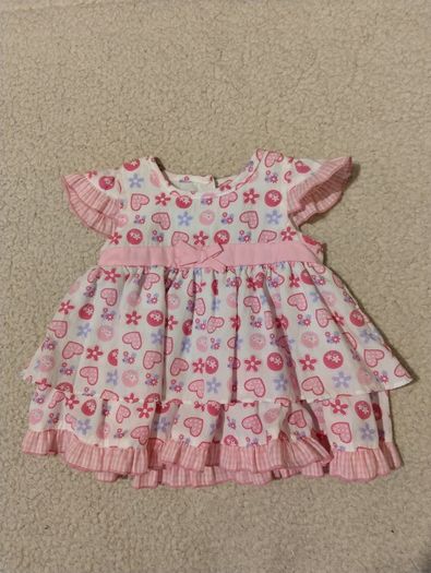 Cutey Couture Designer Baby Dress, bottoms and headband