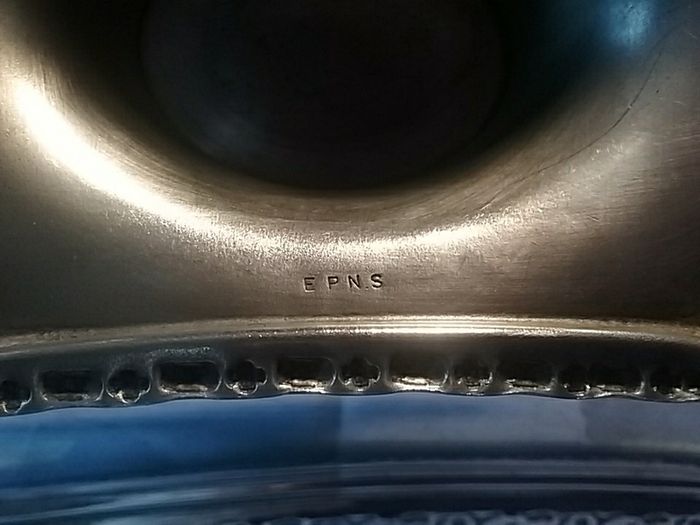EPNS Table Centre Pierced Basket