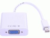 New Mini DisplayPort Display Port To VGA Adapter Cable For Apple Macbook DP #324