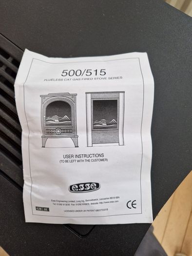 Flueless Gas Stove