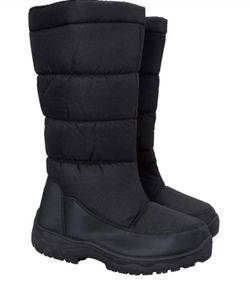 New Mountain Warehouse Tall Snow boots. Black. Size UK7