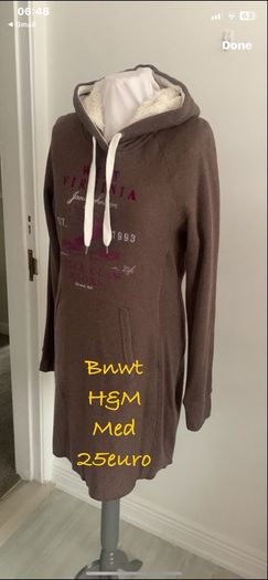 dress Bnwt H&M hooded dress size medium