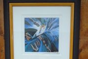 Painting, Pastel on paper, Home decor, art.