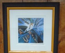 Painting, Pastel on paper, Home decor, art.