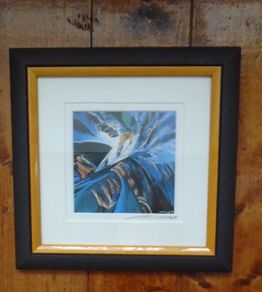 Painting, Pastel on paper, Home decor, art.