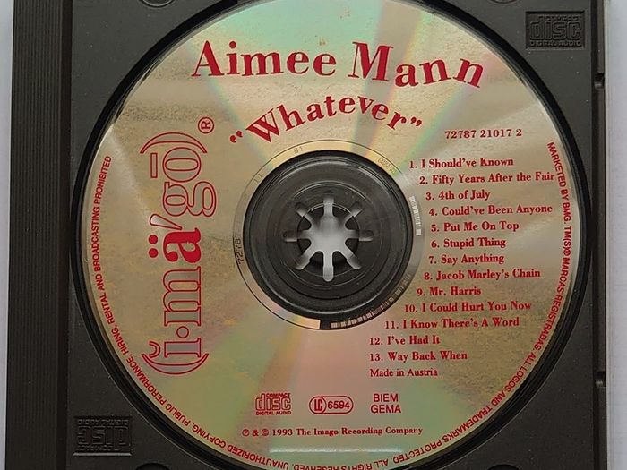 Aimee Mann - "Whatever" - CD