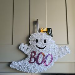 Halloween Tinsel Ghost Decoration