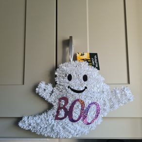 Halloween Tinsel Ghost Decoration
