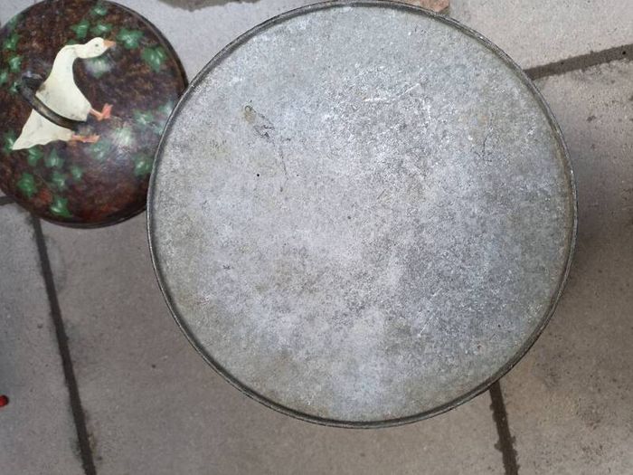 Hand Decorated Galvanised Bucket