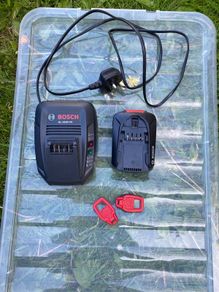 Bosch battery and charger