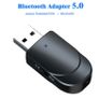 USB Wireless Bluetooth 5.0 Transmitter & Receiver Adapter 3.5MM AUX Audio Music Image 2