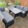 Corner Garden Lounge Seating Set L Shape Image 4
