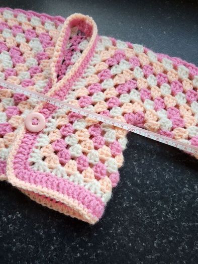 Newborn baby crochet cardigan