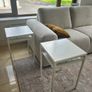 Two white side tables Image 2