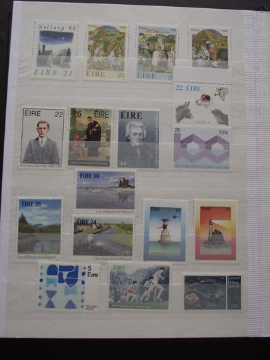 A new stock book (Number 2) filled with mint Irish stamps from years 1968-2000