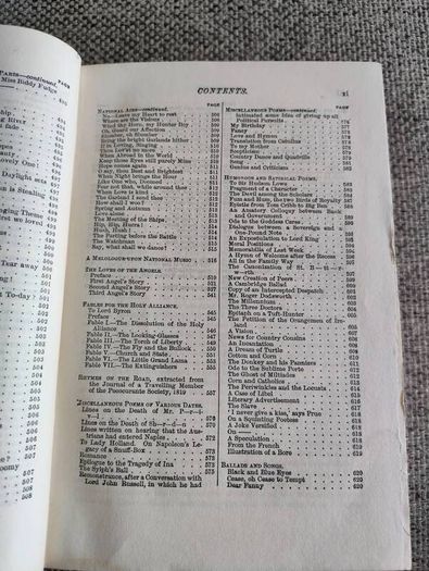 The Poetic Works of Thomas Moore 1895 hardback with a split on the inside cover see photos FREE STANDARD POSTAGE INCLUDED