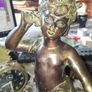 Very Large Heavy 19th Century French Bronze Sculpture by the renowned artist Auguste Moreau 1834 to 1917, Postage Available or Collection Image 2